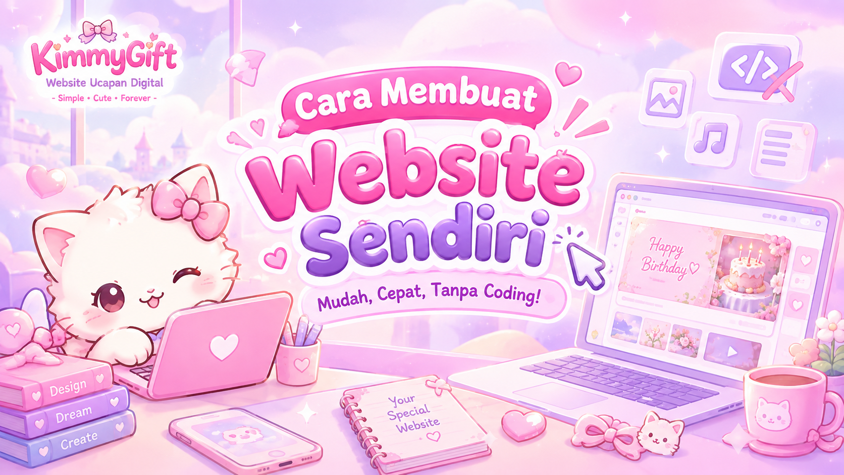 Cara Membuat Website Ucapan Digital Sendiri Tanpa Coding