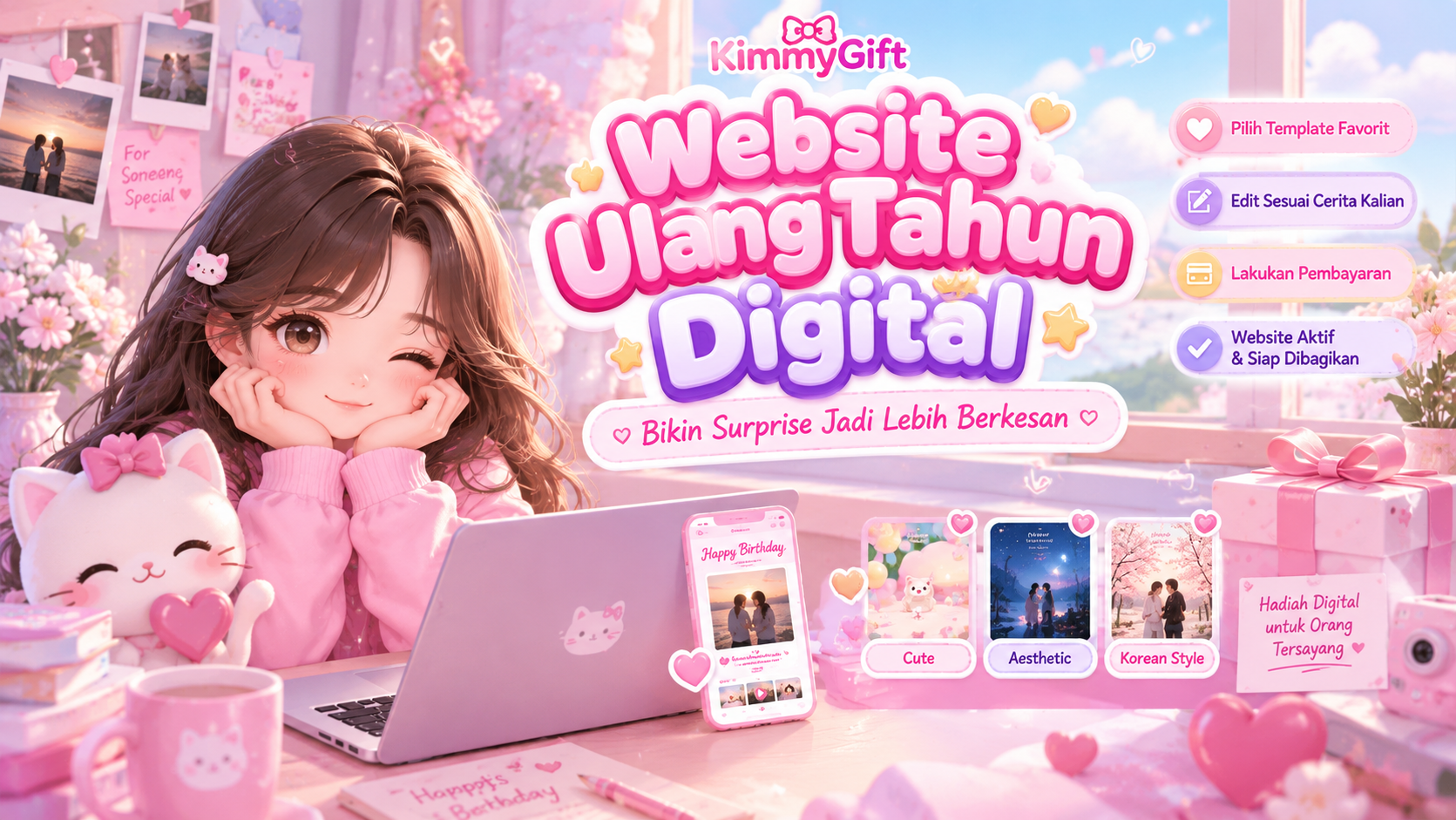 Website Ulang Tahun Digital: Cara Membuat Surprise Jadi Lebih Berkesan