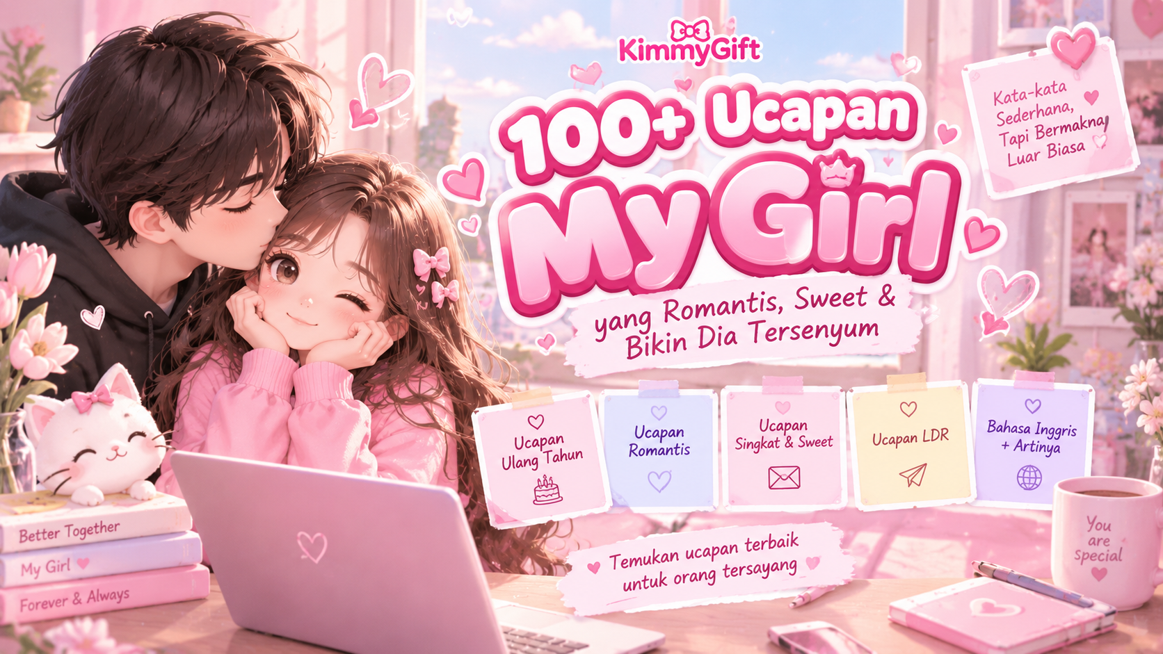 100+ Ucapan My Girl yang Romantis, Sweet & Bikin Dia Tersenyum