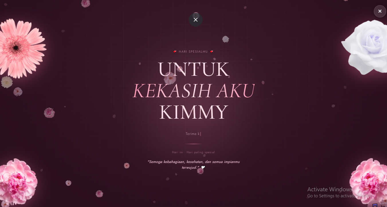 Birthday/Anniversary - Sakura Edition